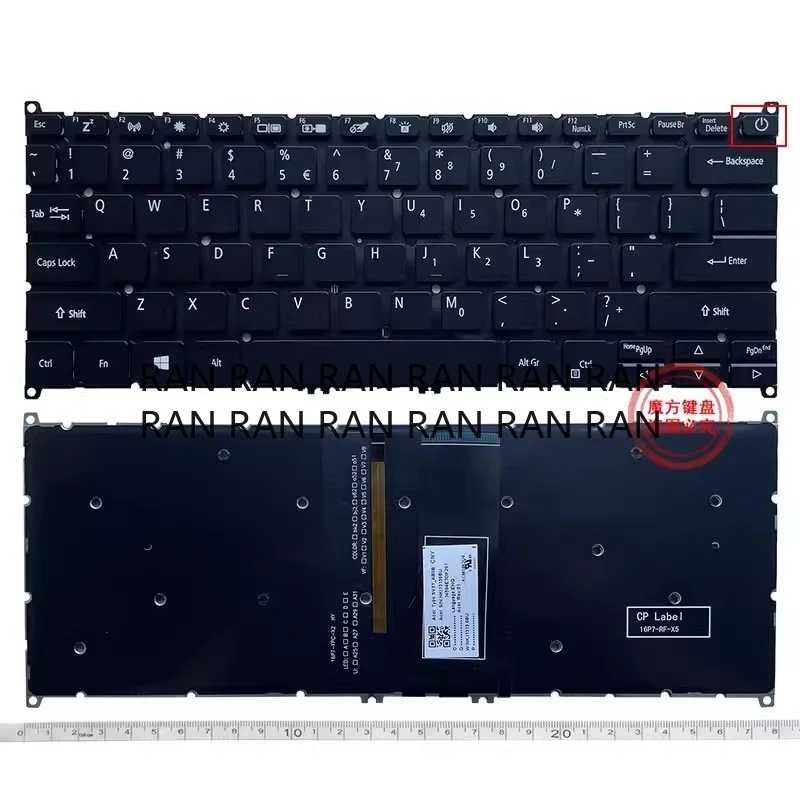 

New US Keyboard for ACER Swift3 A314 A314-35-C3GV N20Q1 N20C4 N20H2 N20H3 Laptop Backlight Keyboard