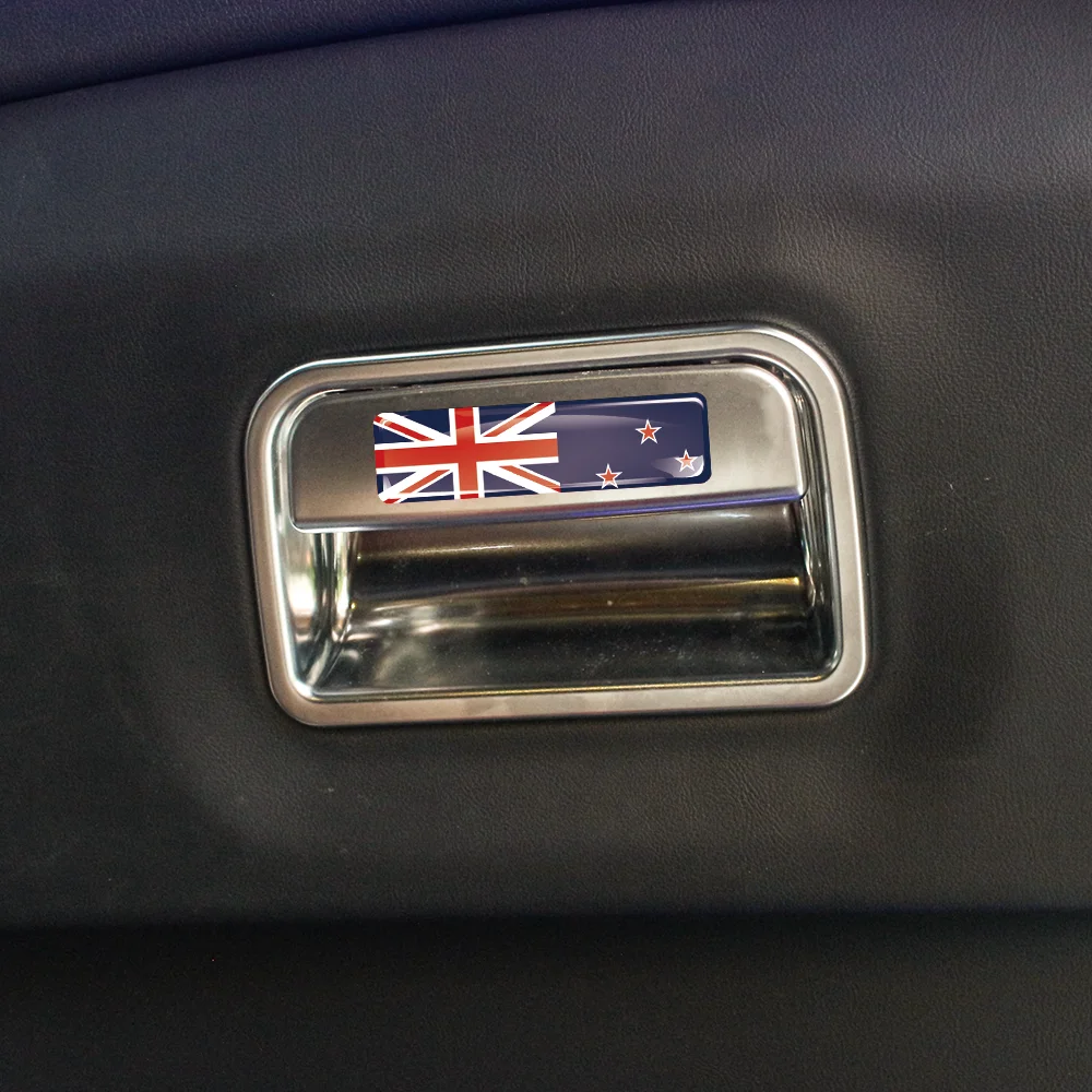 4/10/20pcs NewZealand Flag Israel Italy 3D Epoxy Car Sticker Car Window Steering Wheel Center Console Panel Motorcycle Fuel Tank