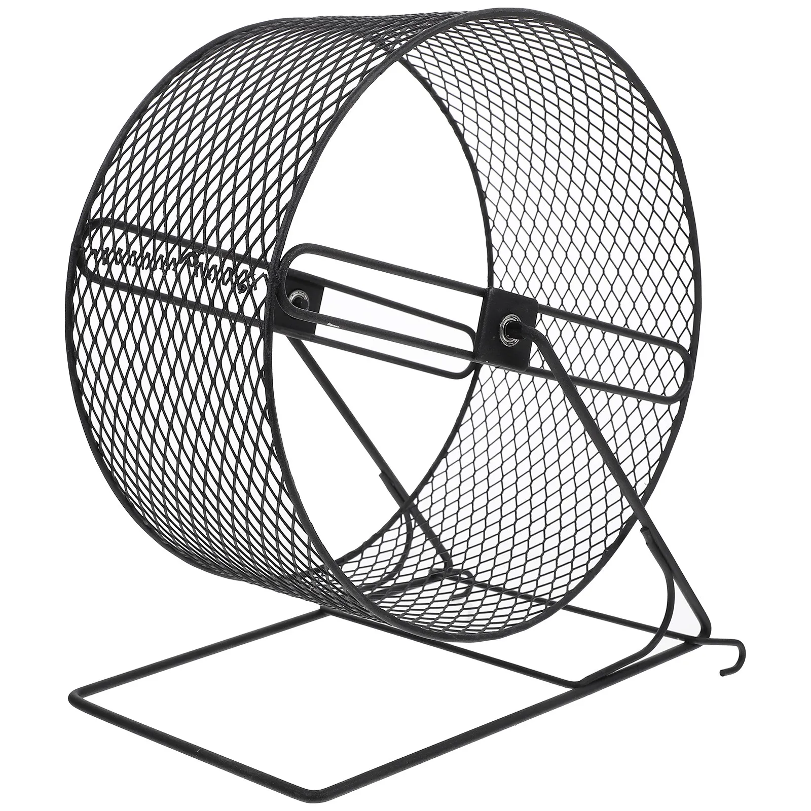 

Прочное железное колесо для хомяков с бесшумным дизайном, для хомяков, белок, ежей и других мелких животных, для ночного использования, безопасное для здоровья.