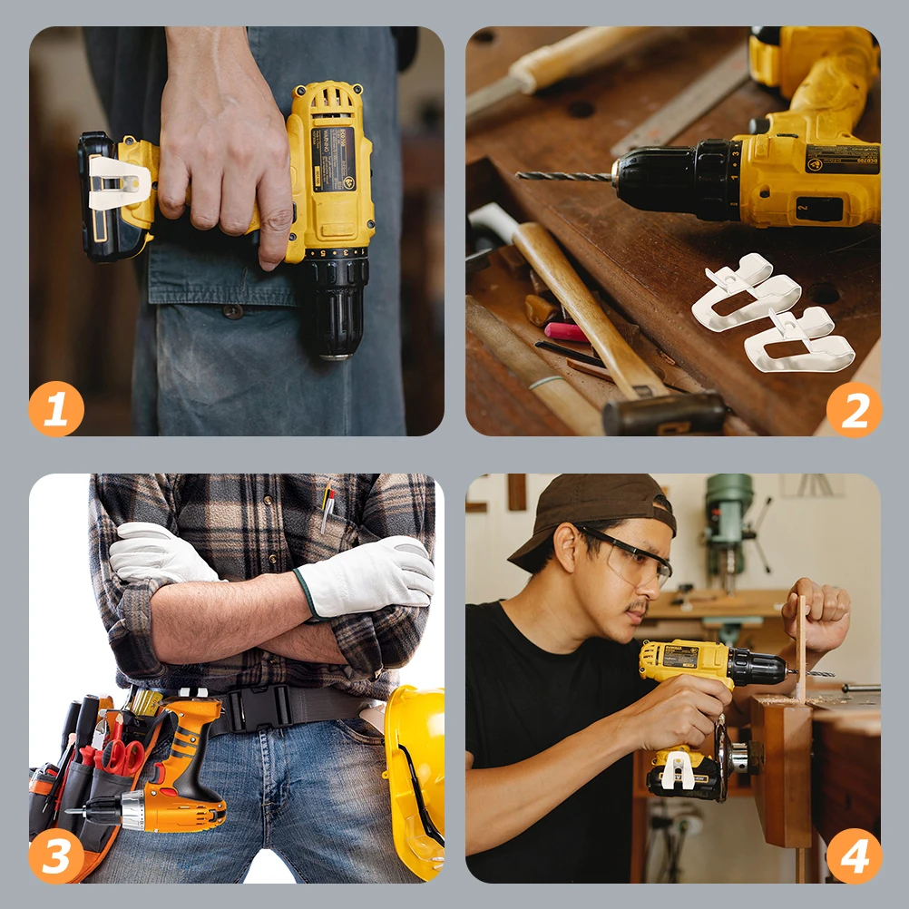 

Belt Clip Hook for Drill Driver Tools Steel Material Replacement Parts Hardware Strong Durable Tool Storage Solution
