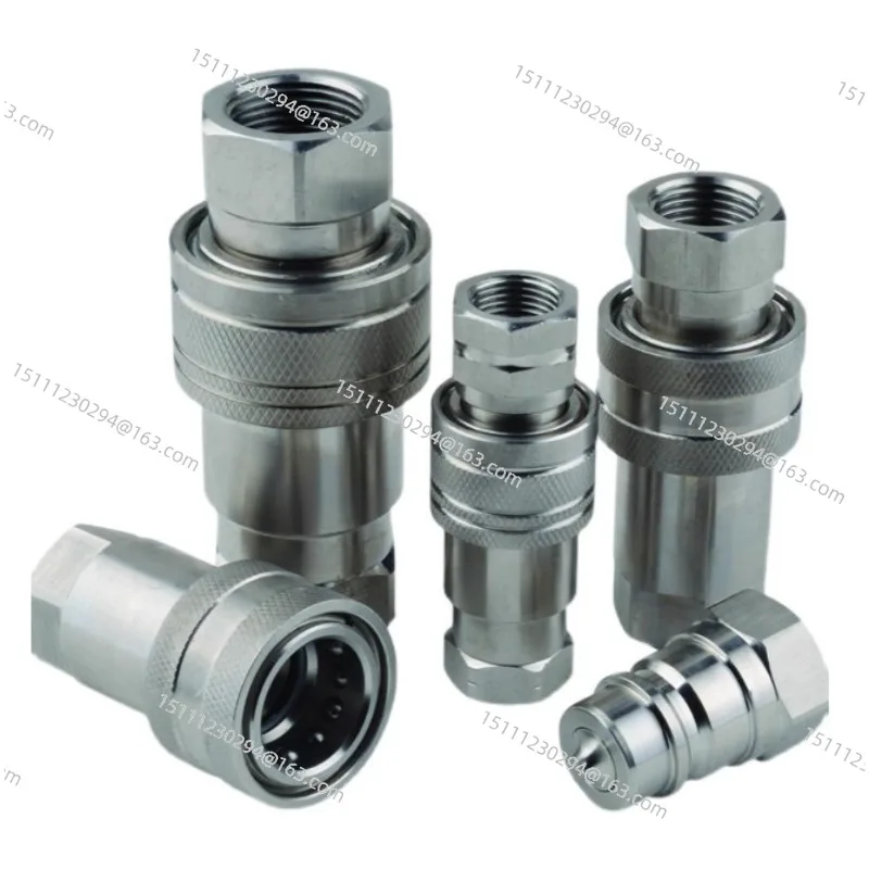 

ISO7241-A304 stainless steel high-pressure quick insert quick change internal thread self sealing quick connector