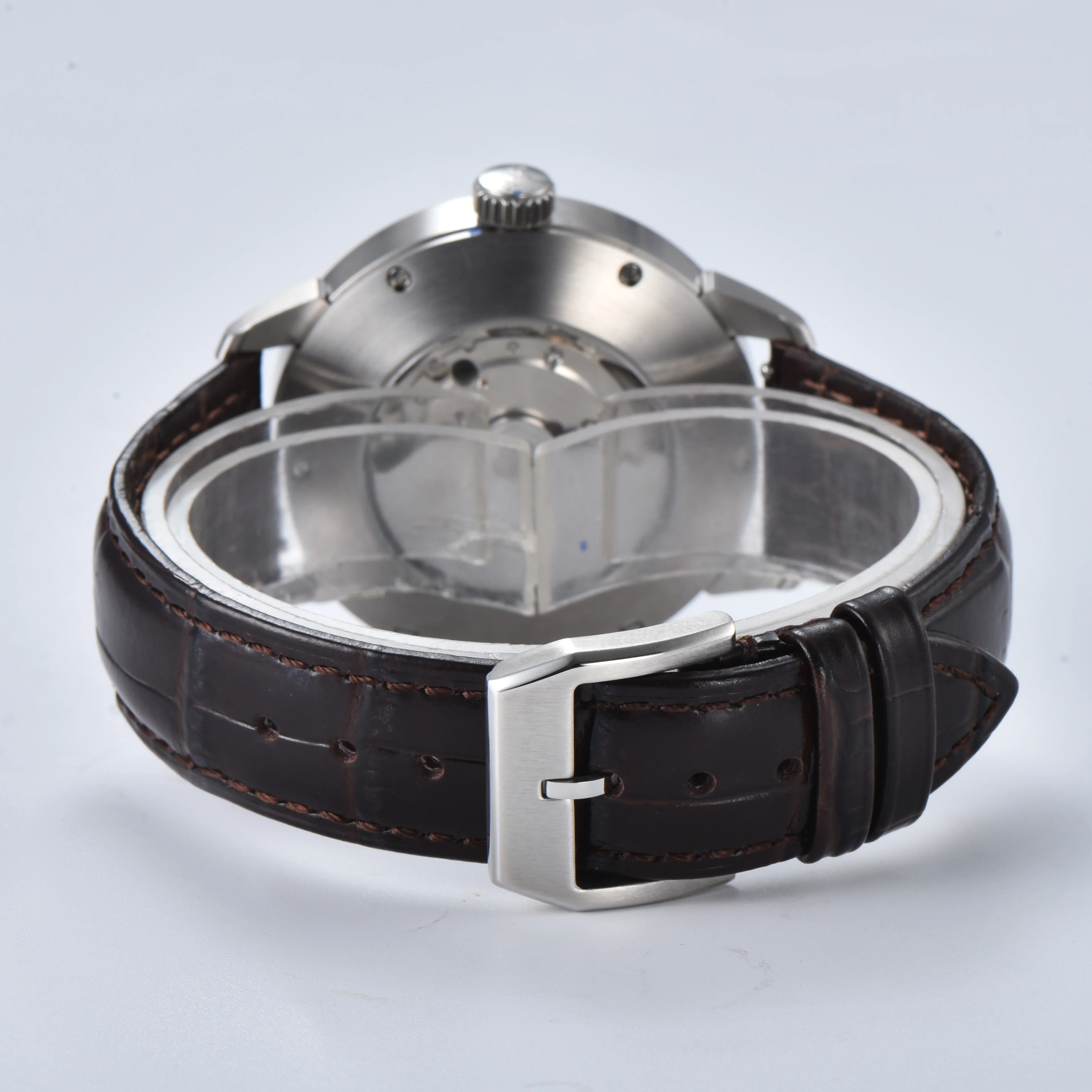 ساعة ميكانيكية رجالية فاخرة 42 ملم موجة خضراء C3 مضيئة الهاتفي الياقوت الزجاج MIYOTA8215 ساعة أوتوماتيكية 10ATM ساعة مقاومة للماء