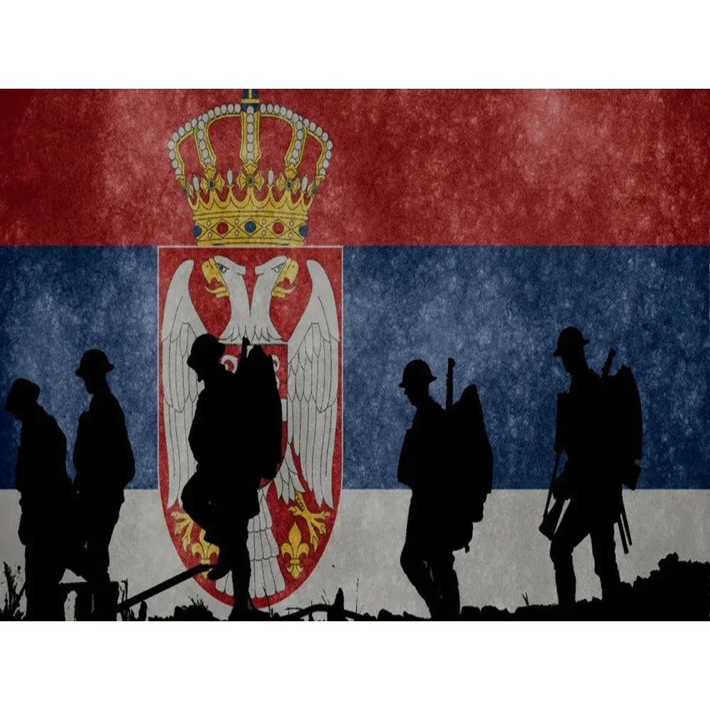 2X3FT 90x150cm CUSTOM Flag of Serbian BANNER