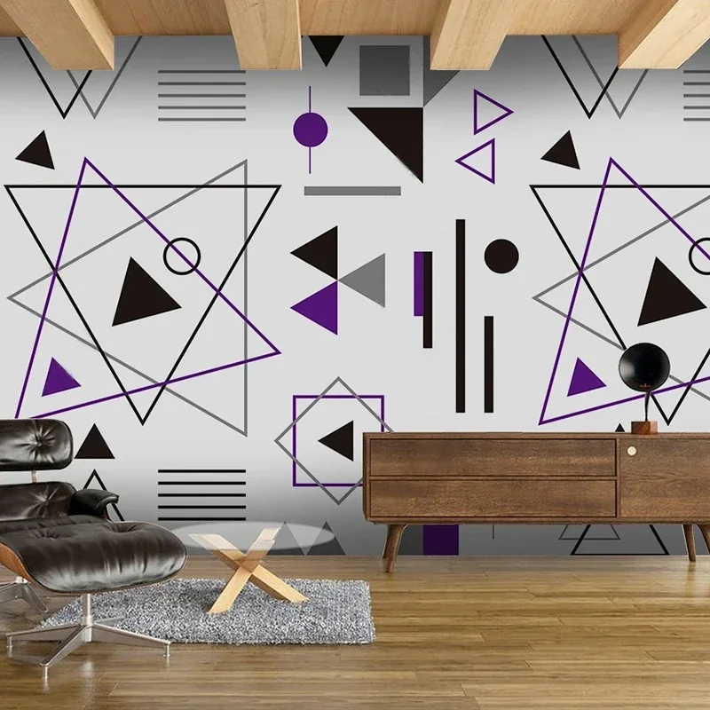Personalized Abstract 3D Geometric Wallpaper Nordic Decorative Painting Background Custom Photo Mural Wall Papers Home Designs