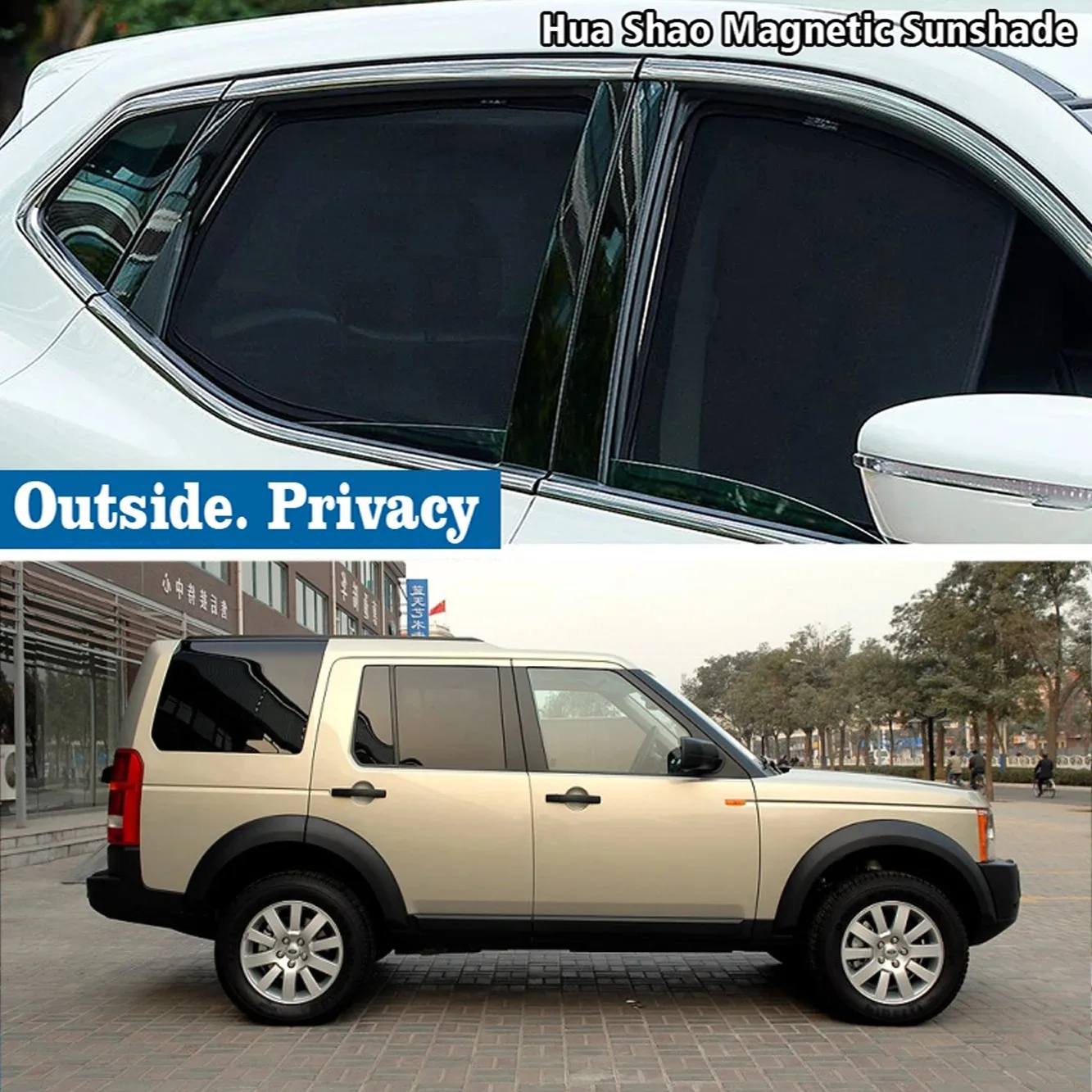 

For Land Rover Discovery 4 LR4 2010 - 2016 Magnetic Car Sunshade Shield Front Windshield Frame Curtain Sun Shades Accessories