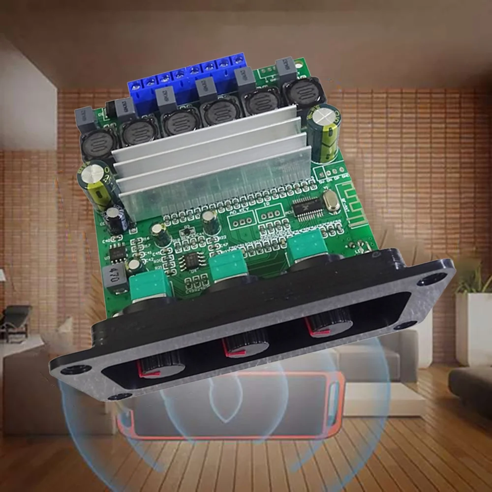 

【Top Picks】TPA3156D2 2.1 Channel Bluetooth 5.0 Digital Amplifier Board 2X 70W+140W High Power Subwoofer Class D Amplifier DC8V-2