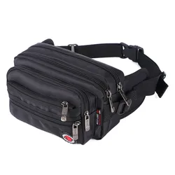Waist Pack Casual Functional Fashion Men Waterproof Fanny Pack Women Belt Bum Bag Male Phone Wallet Pouch Bags Unisex Purse Sac