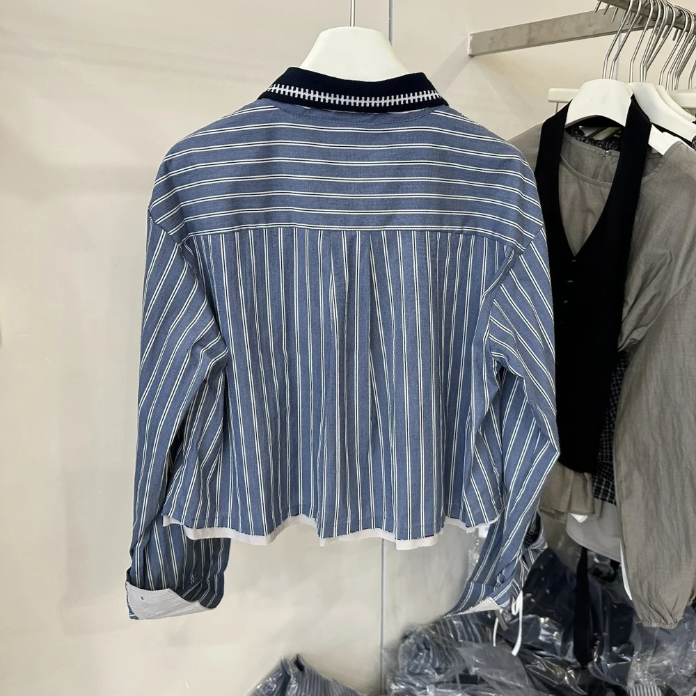 American Sle ort Zipper irt Jaet مخطط اللون Blo ex ربيع الخريف ملابس خارجية غير رسمية متعددة الاستخدامات للنساء والرجال #5