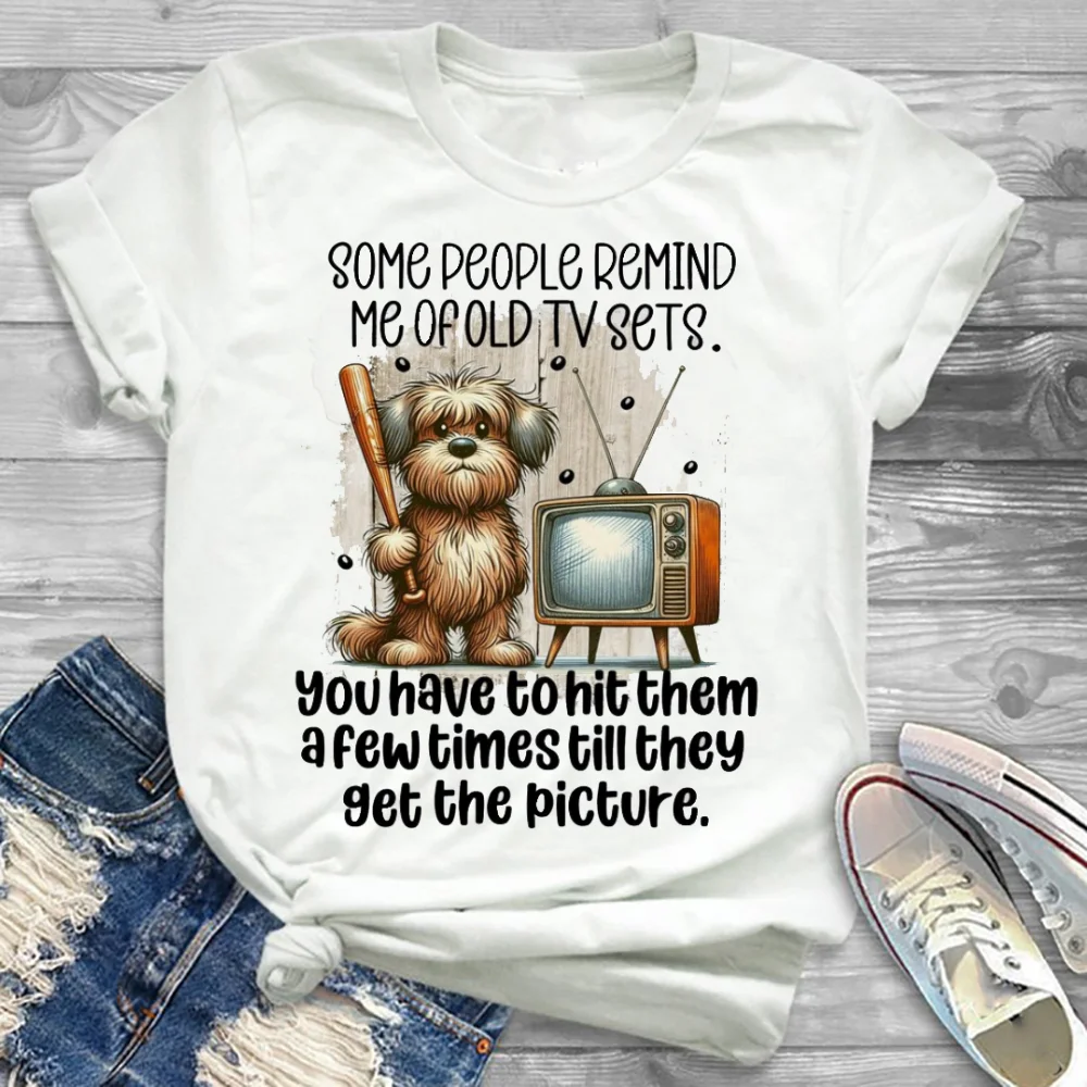 เสื้อผ้าสนุกรูปแบบการ์ตูนเสื้อยืดแฟชั่นฤดูร้อน O-คออินเทรนด์น่ารักพิมพ์แขนสั้นผู้หญิง TOP เสื้อยืดปกติ