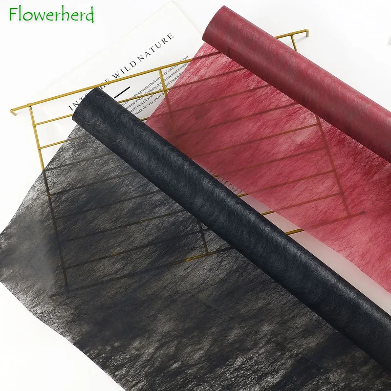 58cm X 10Y DIY Roll Tissue Craft Paper Flower Bouquet Wrapping Paper Milk Cotton Gift Packing Flower Packaging Florist Supplies