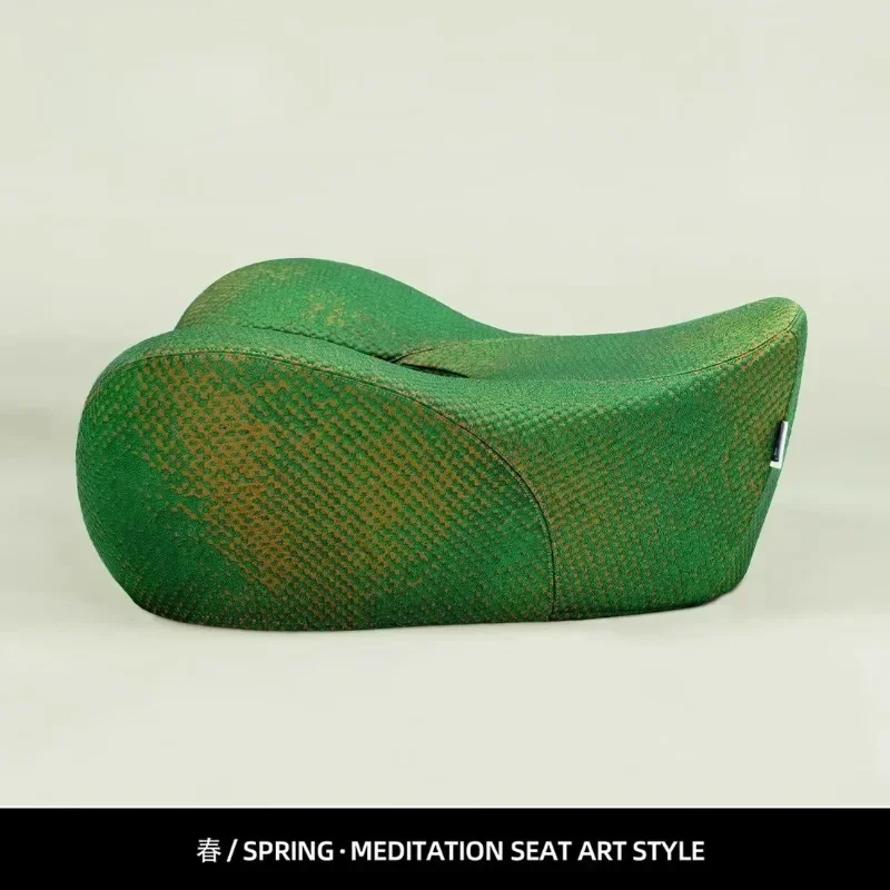 Meditation Chair Gao Fenglin Wabi Sabi Futon Chair Red Dot Award Pad Italian Brand Cross-legged Sofa Chair