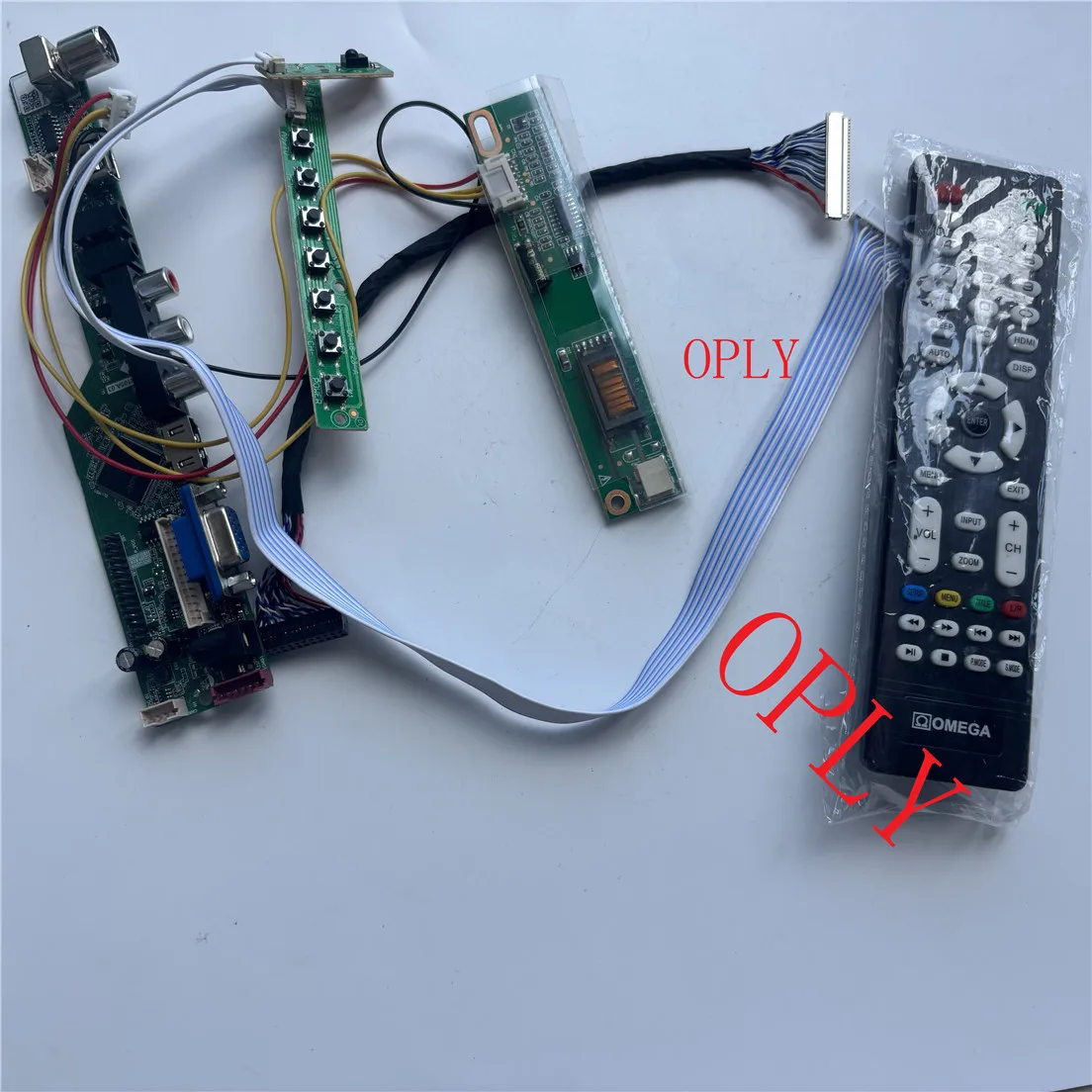 Controller USB Module Driver Board VGA AV TV for LP154WE2-TLA8 Digital Signal 30pin   New 1 lamps 15.4