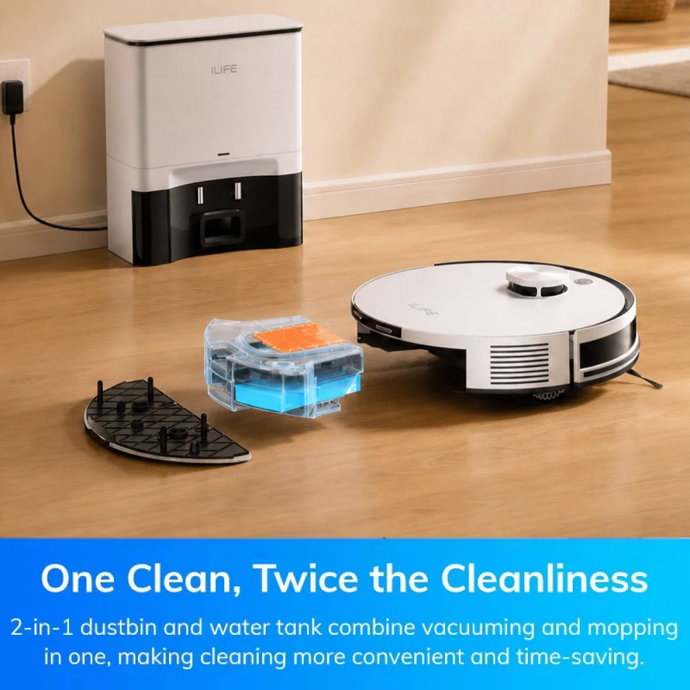ILIFE A30 Pro Robot Vacuum Cleaner with Automatic Self-Emptying