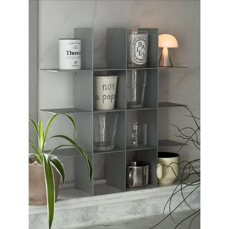 Minimalist ins style coffee cup rack multi-layer desktop teacup storage finishing display rack
