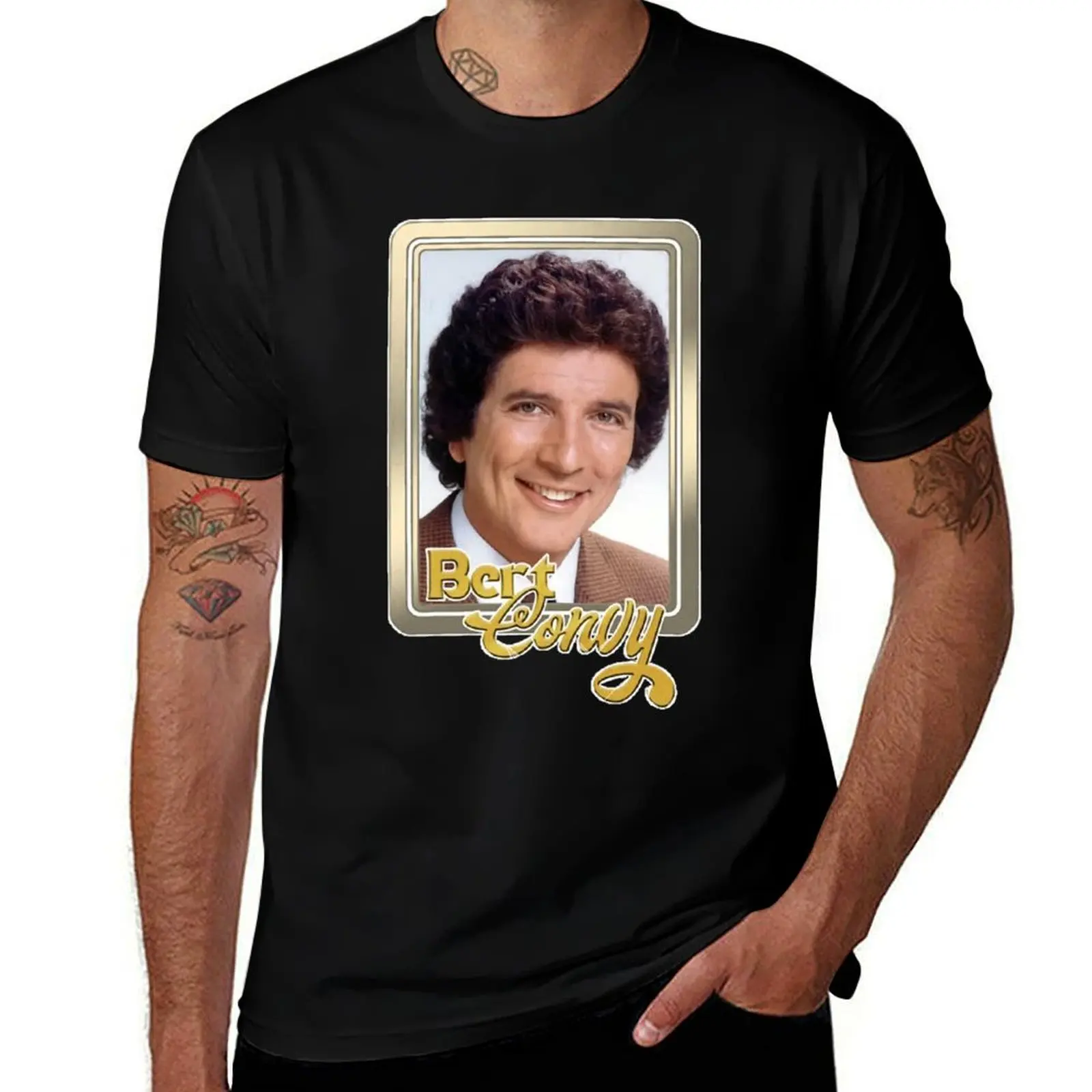 

Bert Convy T-Shirt t shirts for man cotton man t shirt designer black cotton t-shirt plain for man package T-shirt