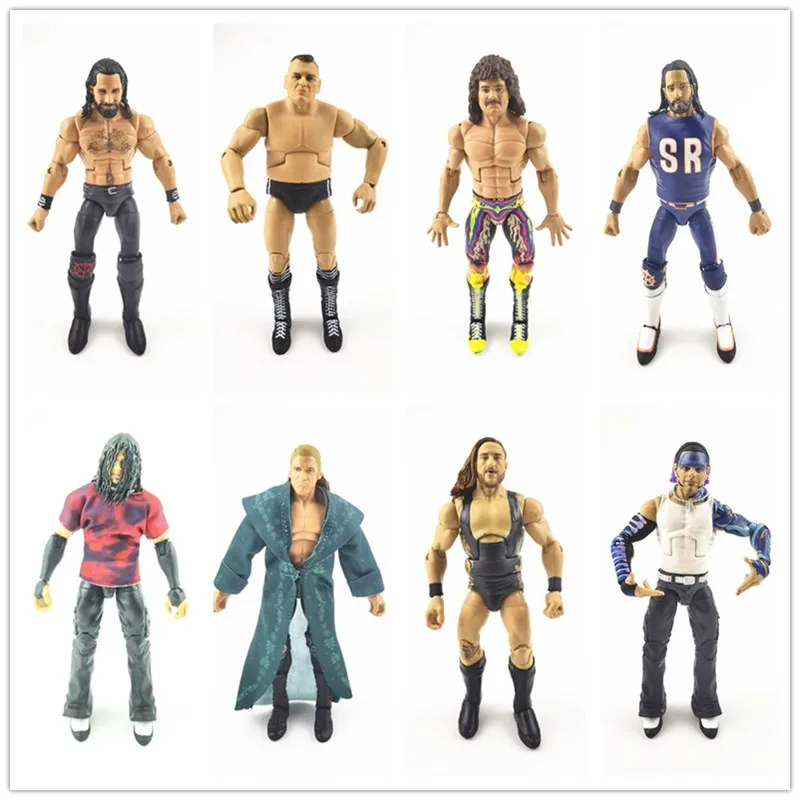 Genuine Wrestler Gentlemen Action Collection Joints Movable Dolls Toy Table Ornament Boys Children Birthday Gifts Figure 18cm 4