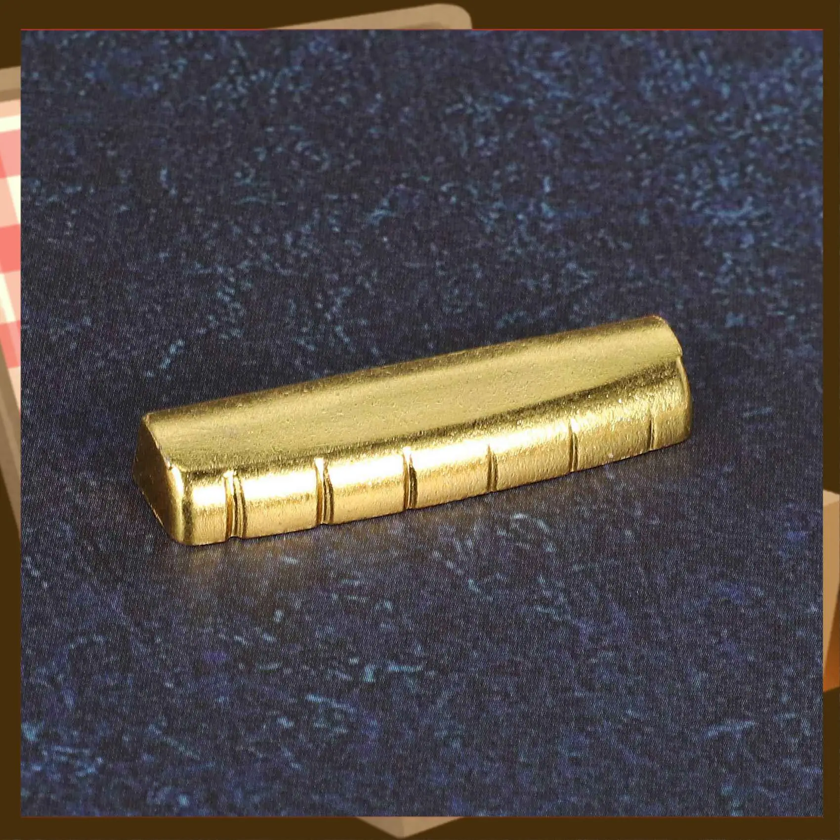 

3X Guitar Brass Nut For Acoustic Or Les Paul,Gold-AA85