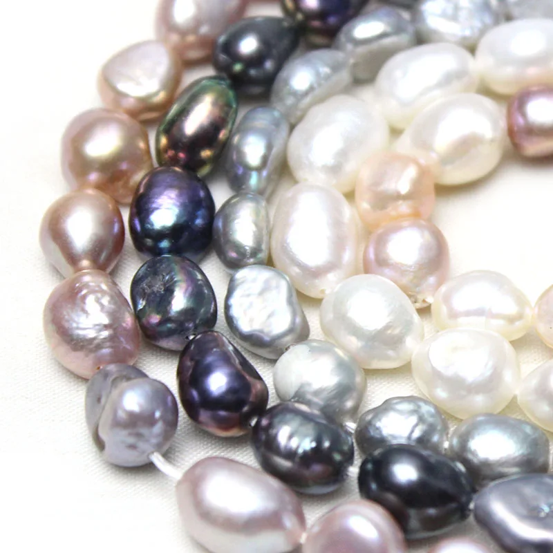 100% Natural Colorful Freshwater Pearl Irregular Baroque Pearls Bead For Jewelry Making DIY Bracelet Necklace 14\