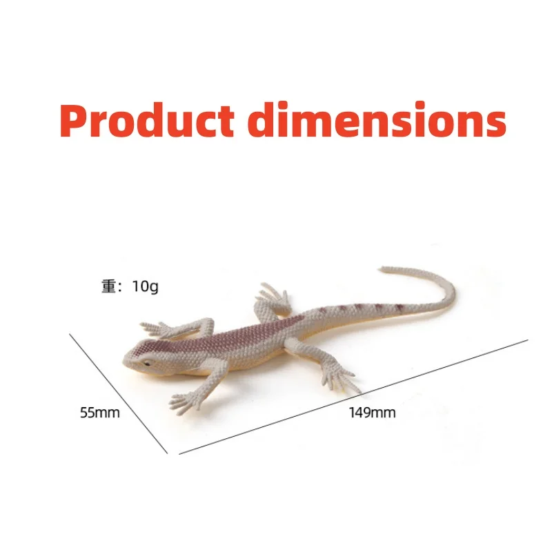 12 pcs simulated lizard toys colorful crawling quadruped snake stone dragon gecko cognitive model toy