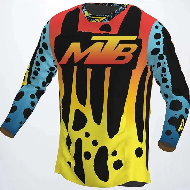 

Men's 2026 Cycling Jersey Mountain Motorcycle Top Men's Long Sleeved T-shirt Outdoor Sportswear Cycling Jersey