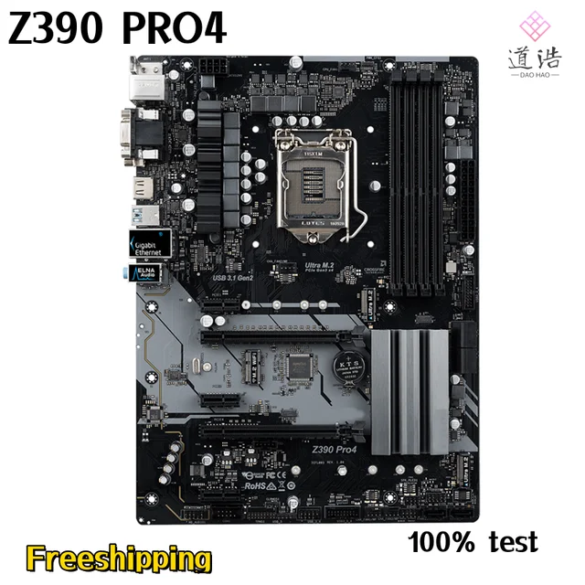 Pro4マザーボード,Asrock-Z390 GB,128GB, HDMI, PCI-E3.0,m.2 lga 1151,ddr4,atx,100%  テスト済み,完全作業 - AliExpress