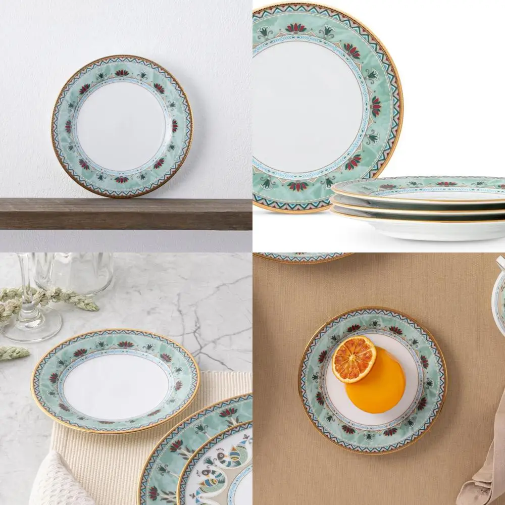 

Набор из 4 тарелок для садового хлеба и закусок, 6,25 дюйма