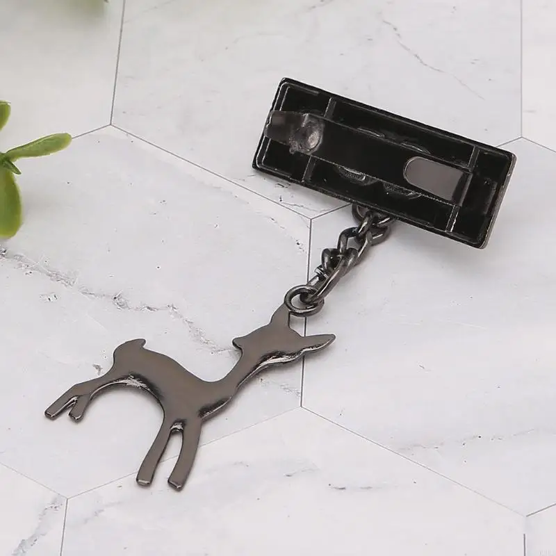 K3KD Deer Pendant Metal Decoration for DIY Handbag Craft Cofty Bag Hardware