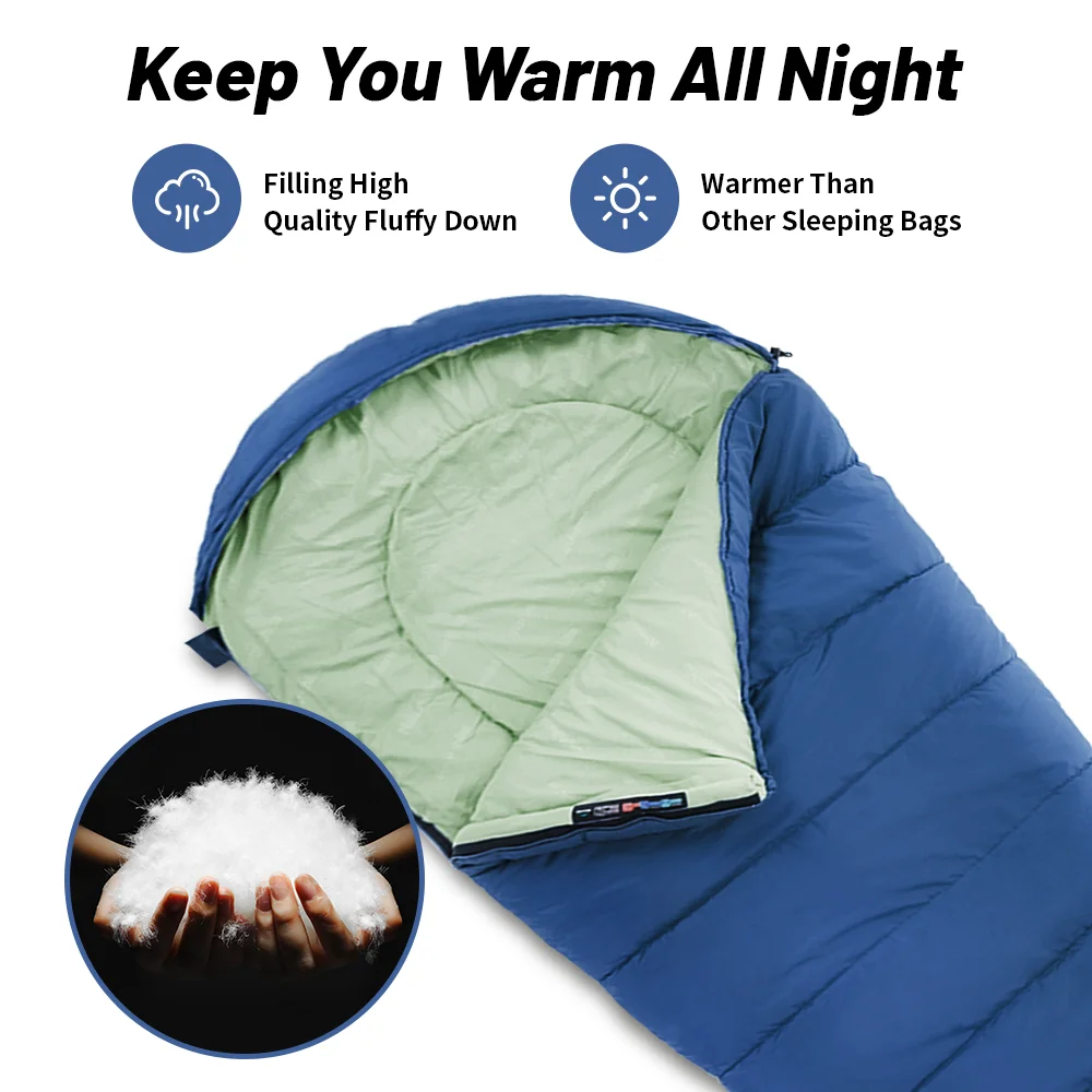 Naturehike MJ300 Sleeping Bag Ultralight Waterproof Mummy Sleeping Bag  4 Season Cotton Outdoor Camping Sleeping Bag