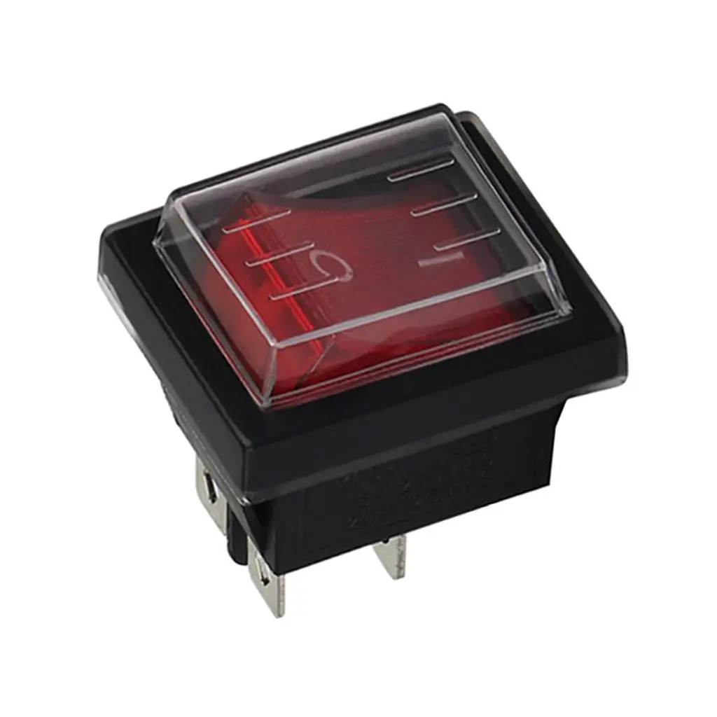Universal Replacement Switch for Industrial Vacuum Cleaner Waterproof Black Plastic for Wet Dry Machines