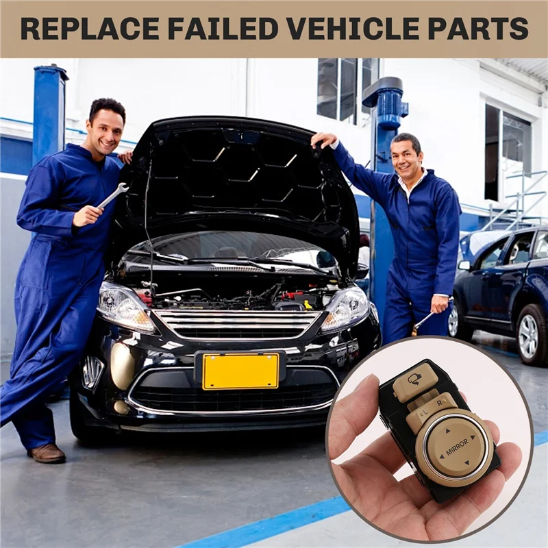 

A73X-Rearview Mirror Adjustment Switch Side Mirror Control Switch Button For Hyundai Sonata YF I45 935733S100 93573-3S100