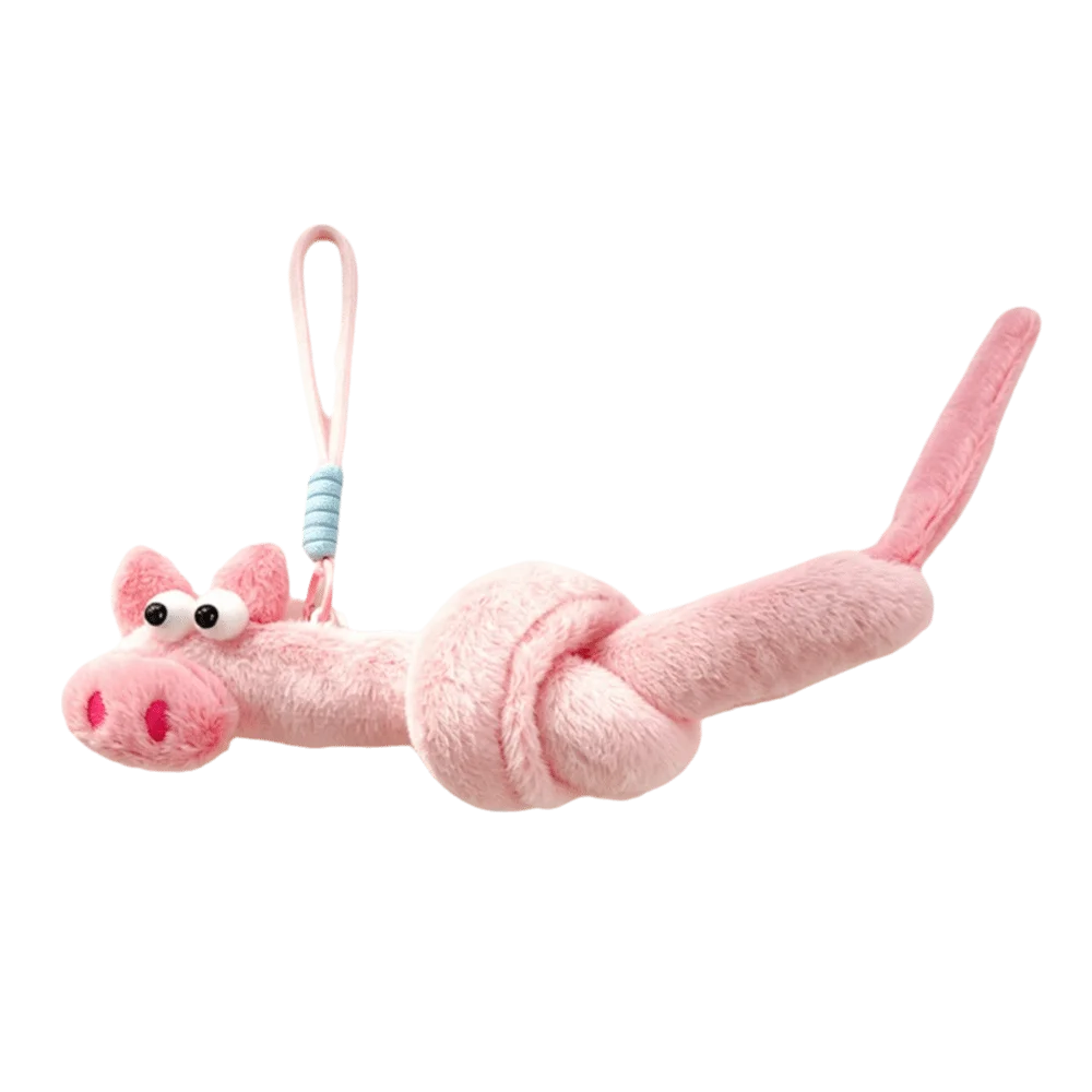 Twelve Chinese Zodiac Signs Chicken Plush Keychain Cute Style Funny Design Rabbit Bag Pendant White Color Creative Gift
