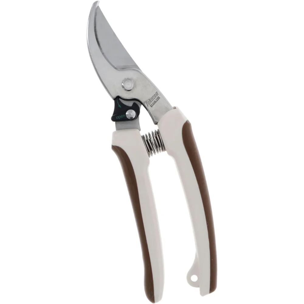 مقص البستنة الياباني - الفولاذ المقاوم للصدأ - مقصات التقليم مع الشفرات الرئيسية - 7.1 بوصة - صنع في اليابان