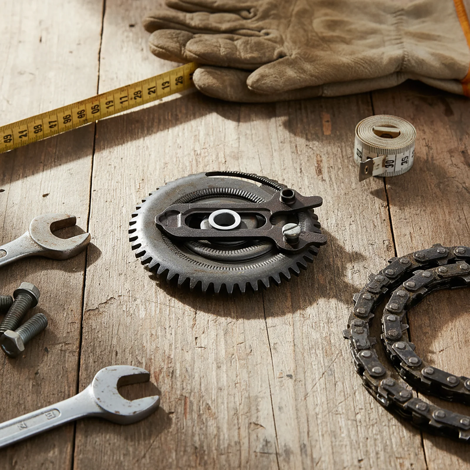 MS180 Compatible Chain Tension Gear Chainsaw Repair 1 Piece Included Easy Installation Process Chainsaw Maintenance Tools