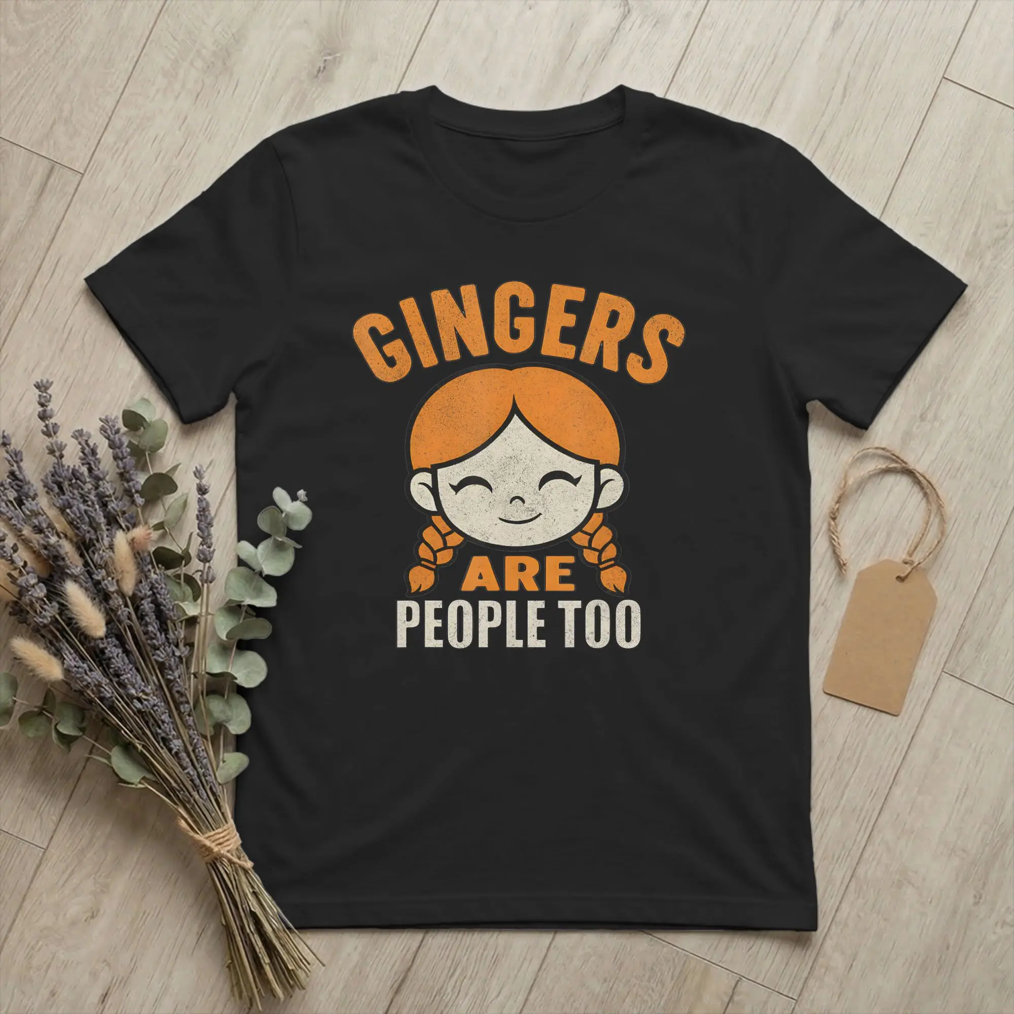Shrinking Gingers are People Too T Shirts Men's  Pure Cotton Cool T-Shirt Round Collar Funny Tees Short Sleeve merch Summer