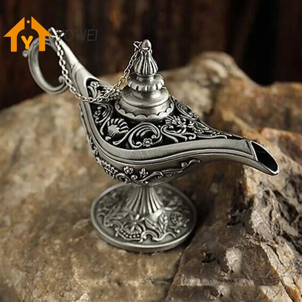 1pc Hot Aladdin Magic Genie Light OiL Lamp Pot Aladdin Lamp Stunning Decoration 12*5*8cm