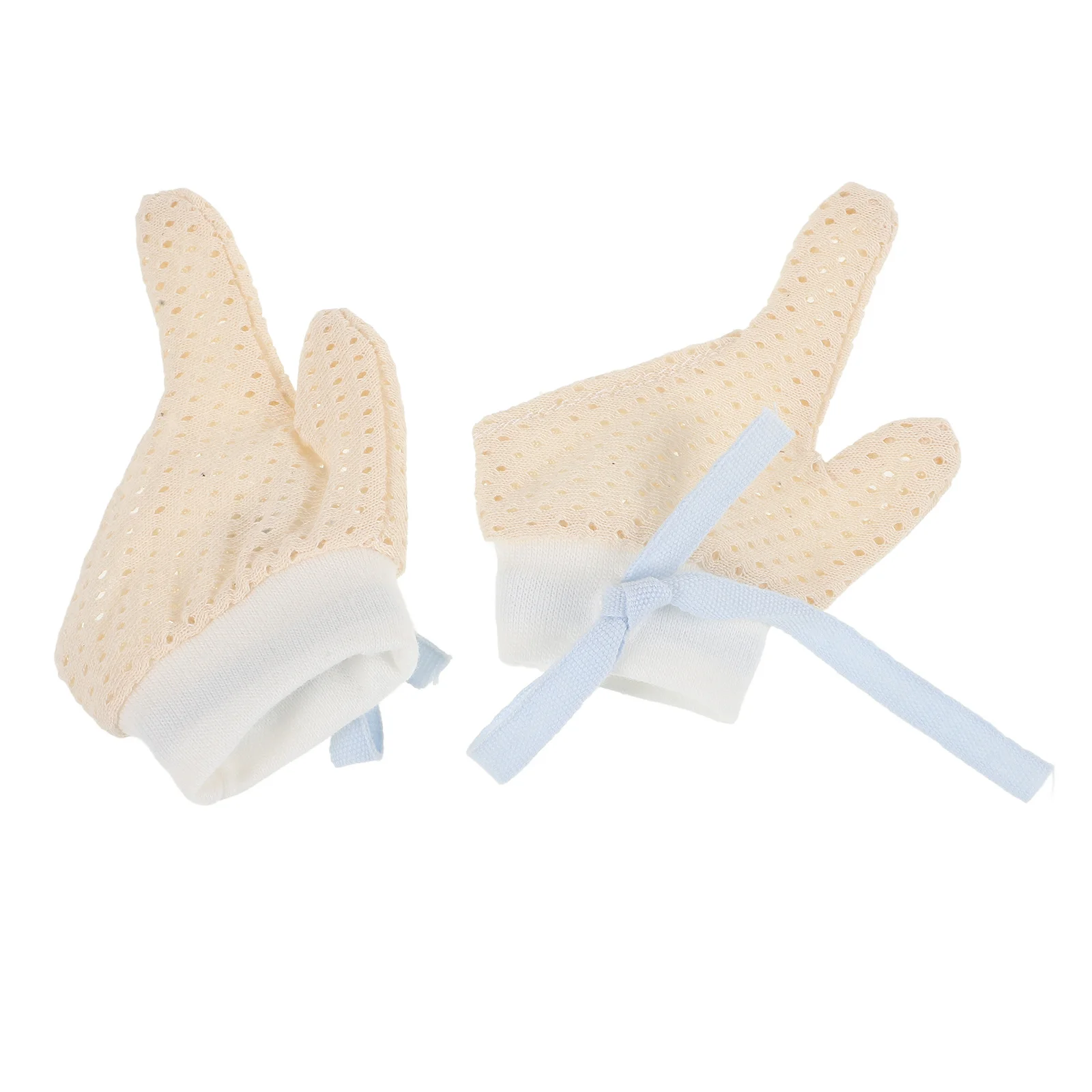 

1 пара детских перчаток против сосания, мягкая дышащая защита для пальцев, варежки для новорожденных от сосания большого пальца, защита для пальцев 0-6 месяцев