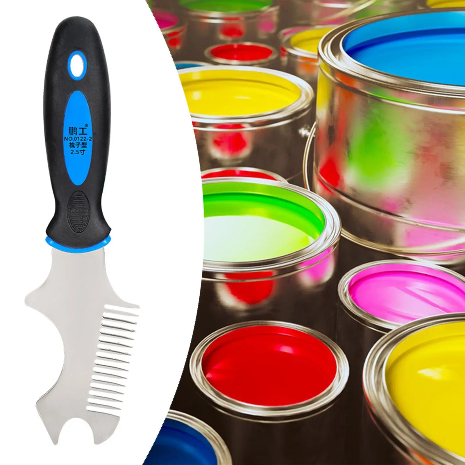 

Paint Brush Comb Scraping Cleaning Paint Roller Replace Paint Can Opener