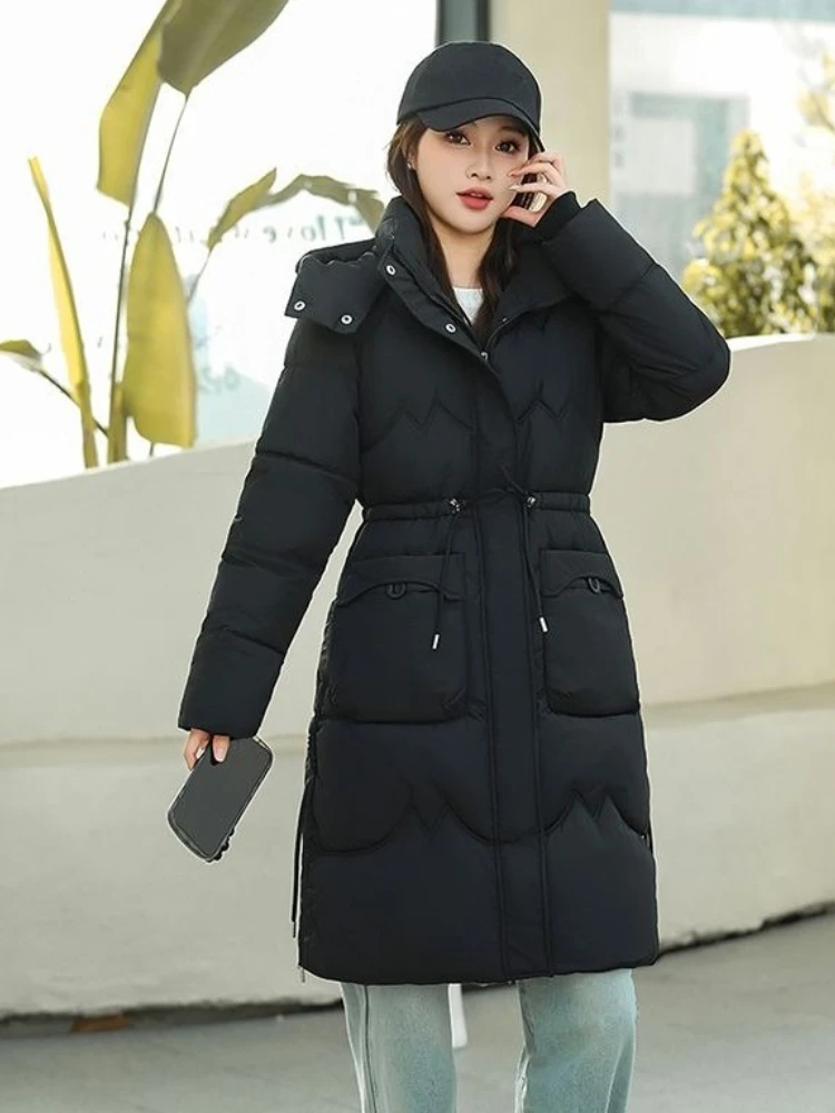 Heavy Duty Winter Coat 2025 Thermal Hooded Long Jacket with Detachable Hood Windproof Hot Sale Clothes