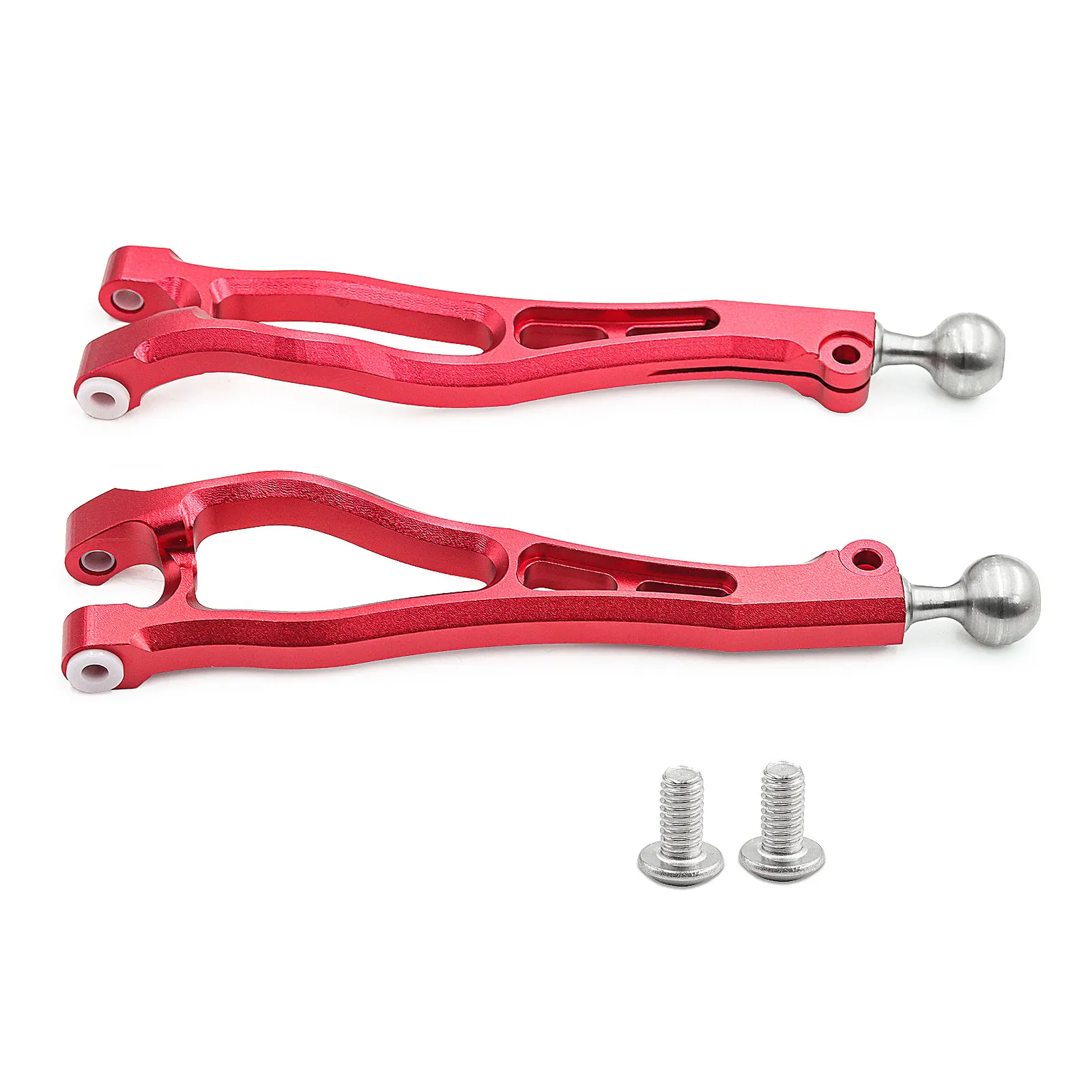 Brazo de control inferior de aleación de aluminio/juego de brazo de control superior para 1/8 ARRMA KRATON/OUTCAST/Notorious 6S BLX (con rodamientos de bolas pivotante)