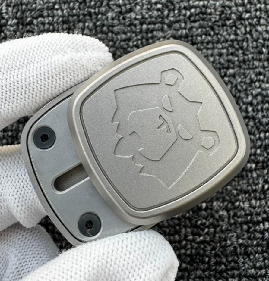 Used EDC 42Cosmo&tk Owl Titanium Stress Relief Toy Pocket Toy Fidget Slider Decompression Toy