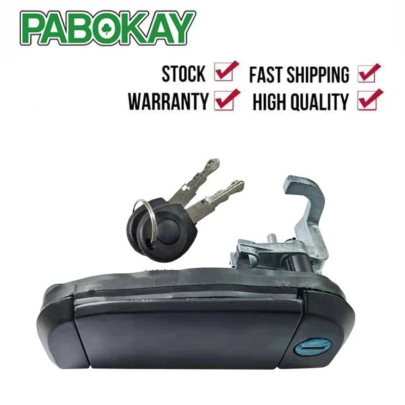 

701837205 For Volkswagen EuroVan 92-97 99-03 Front Left With 2 Key Set Exterior Door Handle