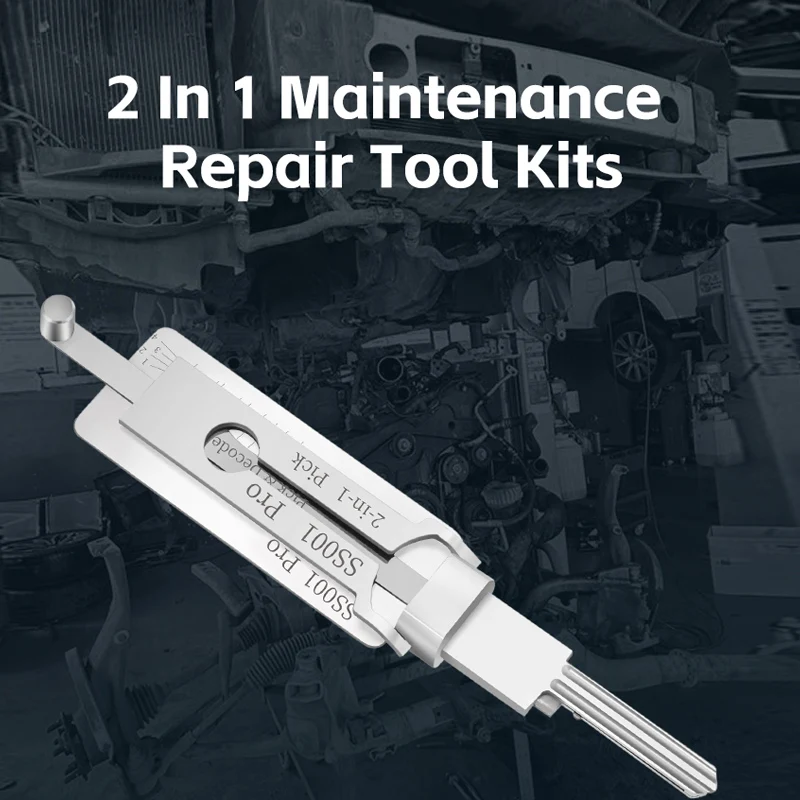 Ss001 2-in-1 Lock Picking Tool Easy to Understand Locksmith Tool