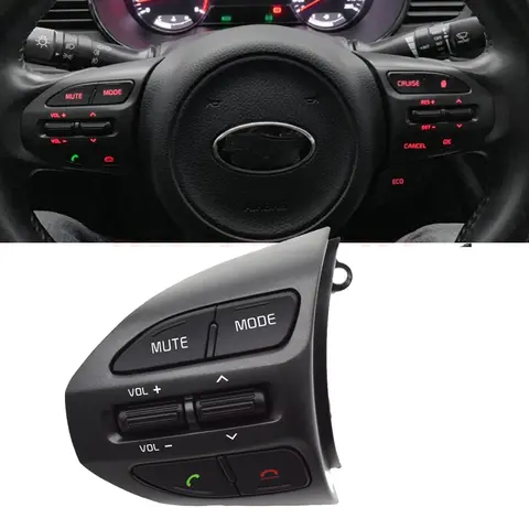 BINGWFPT Kia K5 Optima 2014-2015 자동차 스티어링 휠 버튼 자동차 스타일링 버튼 스위치 크루즈 볼륨 조절 버튼