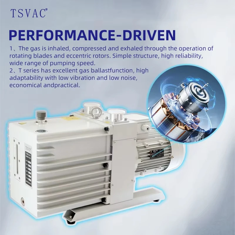 Pompa per vuoto rotativa a palette per olio industriale T60D con supporto OEM personalizzato per forno di asciugatura