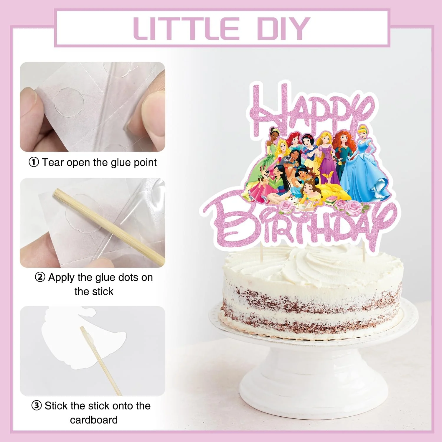 Рисунок 3 - Рождественские украшения для торта принцессы 2025 года