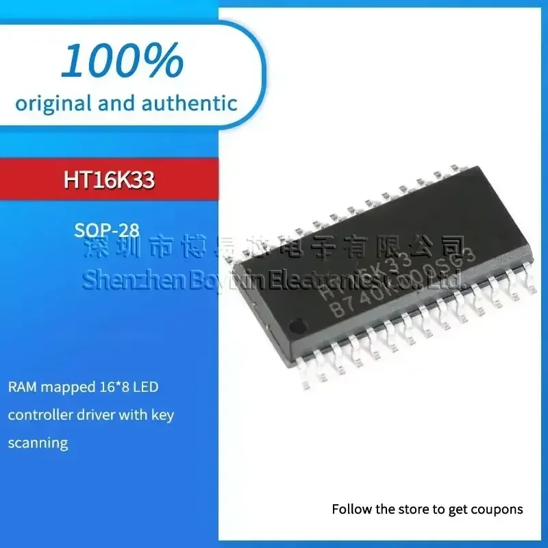 

NEW HT16K33 Tested standard version SOP