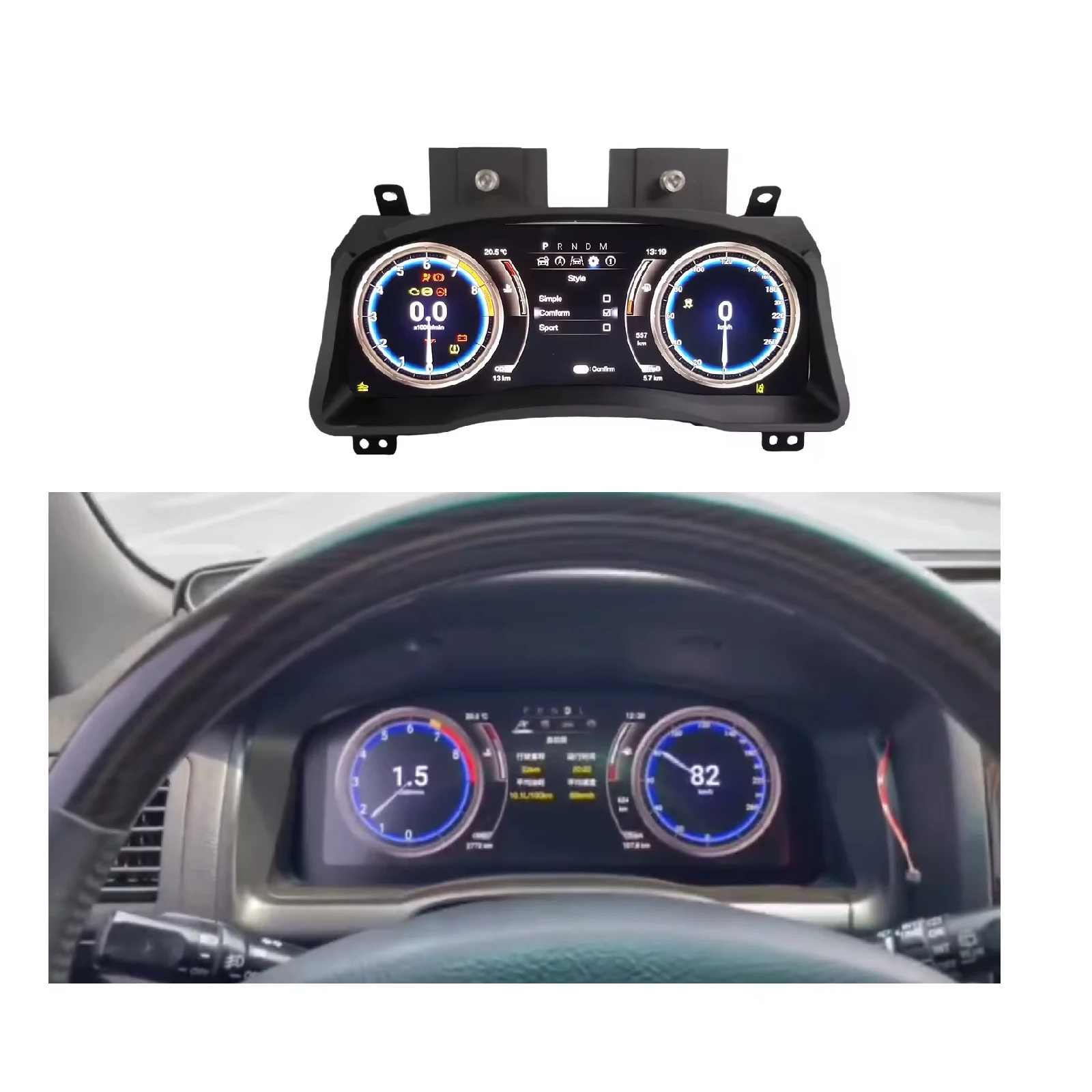 

Car Odometer for Toyota Land Cruiser Prado 120 for Lexus GX470 2002-2009 Digital Cluster LCD Digital Dashboard Panel