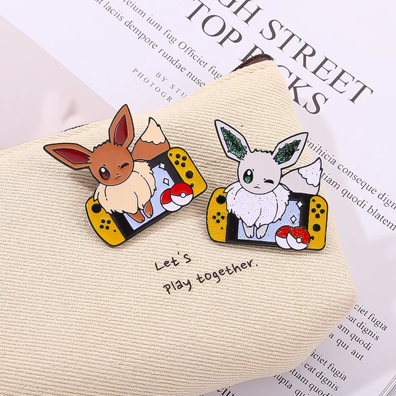 Animal Brooch Cartoon Cute Game Machine Metal Badge Small Gift Wholesale Lapel Pins for Backpacks Backpack Accessories Cap Pin