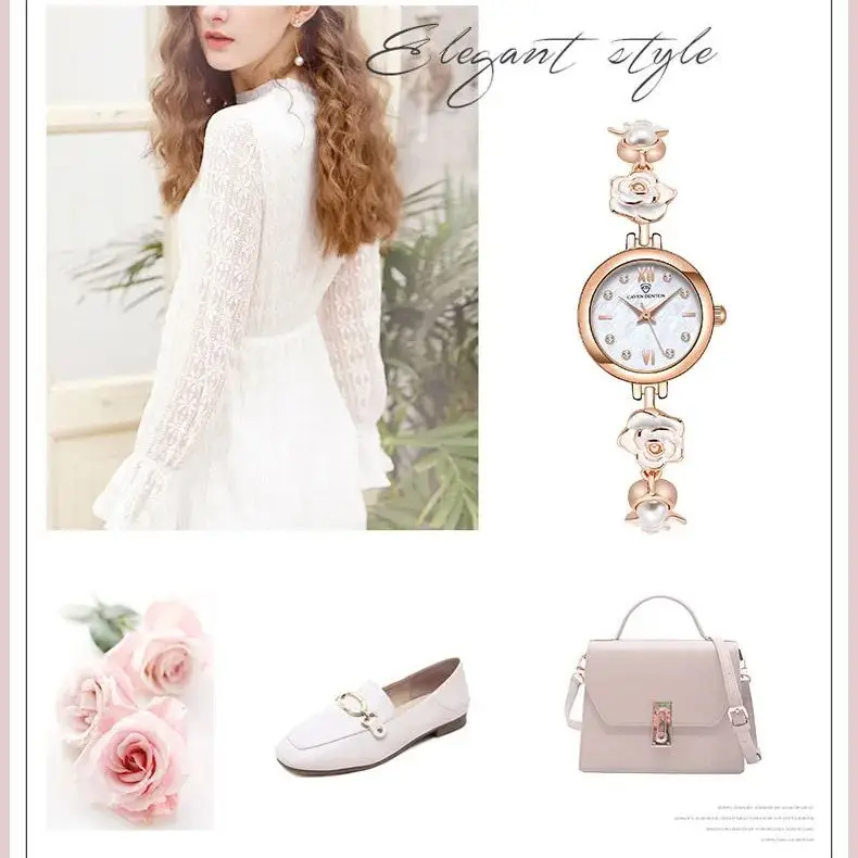 Golden Quartz Watch for Women Luxury Ladies Wristwatch Bracelet Watches For Ladies Small Dial Female Clock Fashion Dress NO BOX