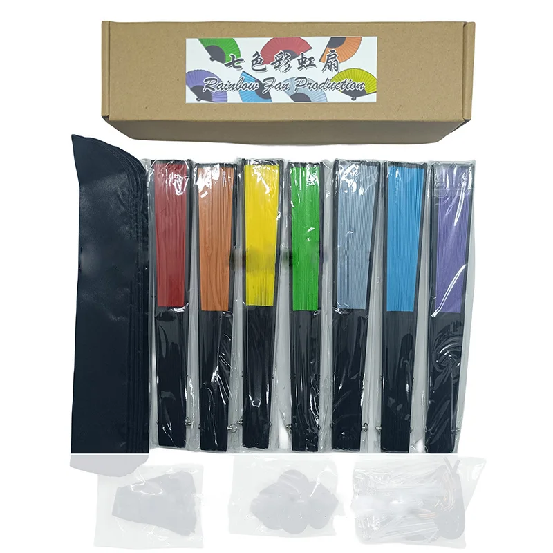 

Производство радужных вееров (семь раз) Волшебные трюки Сценические иллюзии Уловки Ментализм Опора Автоматический вентилятор Семь радужных цветов